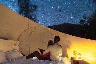 Bulle UMa avec planche dînatoire et petit-déjeuner