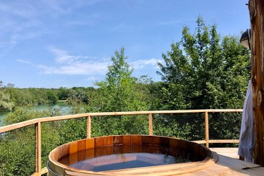 Cabane Canadienne Spa Clair de Lune à St-Léger-Aux-Bois (3)