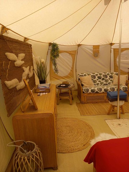 Hébergement AbracadaRoom : Magic bus met glamping tent - Image 6