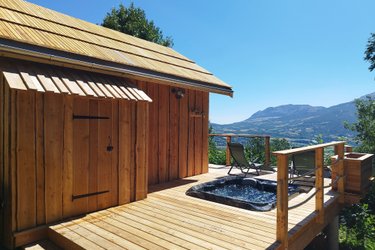 Cabane de l'Aiguille & SPA à St Julien En Champsaur (3)