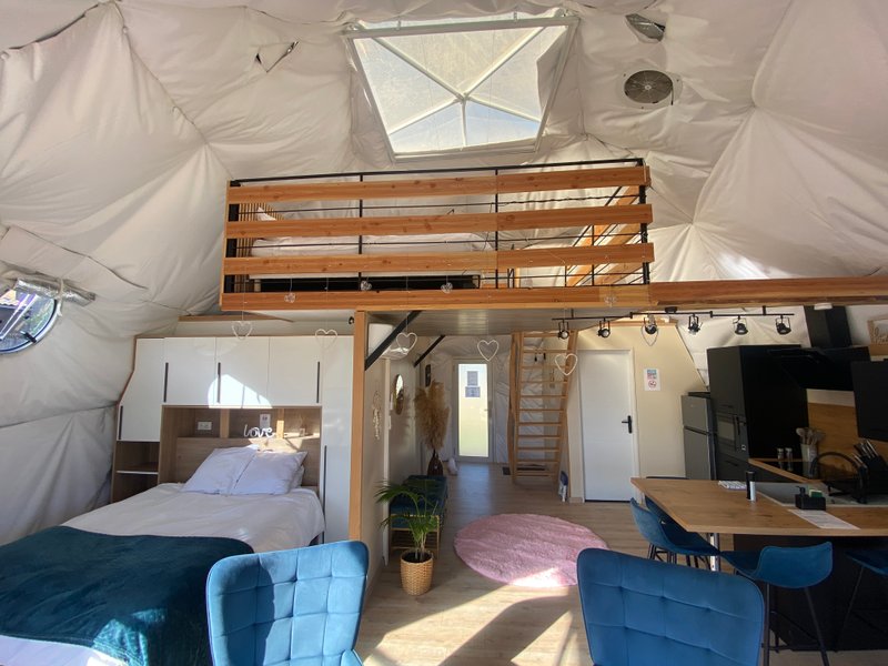 Domaine AbracadaRoom : Glamping Dôme les Cigales - Image 22