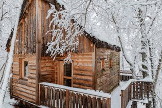 Cabane sur pilotis Hautes-Alpes