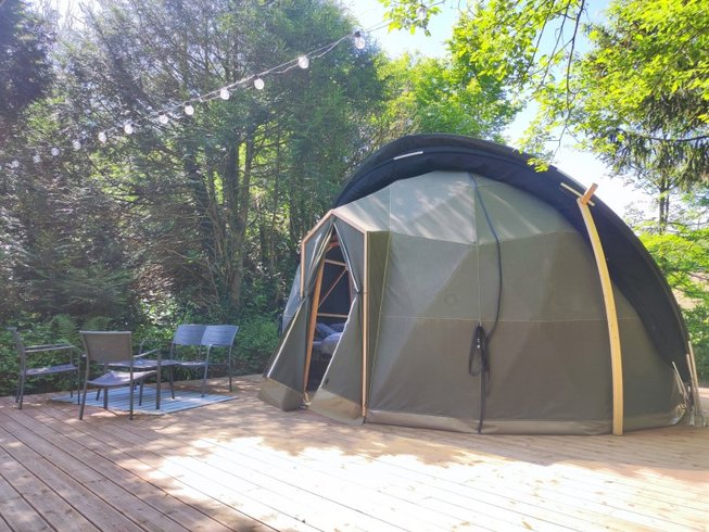 Hébergement AbracadaRoom : Le Dôme Géodésique - La déconnexion en harmonie avec la nature. - Image 11
