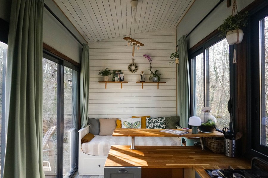 Hébergement AbracadaRoom : Tiny House Lumen & son bain bordelais - Image 12