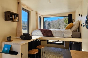 Tiny House L'Alpage | Dans les montagnes du Jura à Les Bouchoux (2)