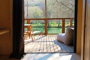 Cabane sur pilotis Dordogne