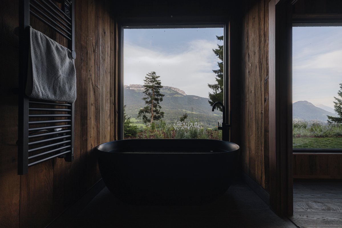Unik Lodges Annecy - La Brume - Nuit insolite avec vue montagne et piscine privée chauffée à Leschaux (29)