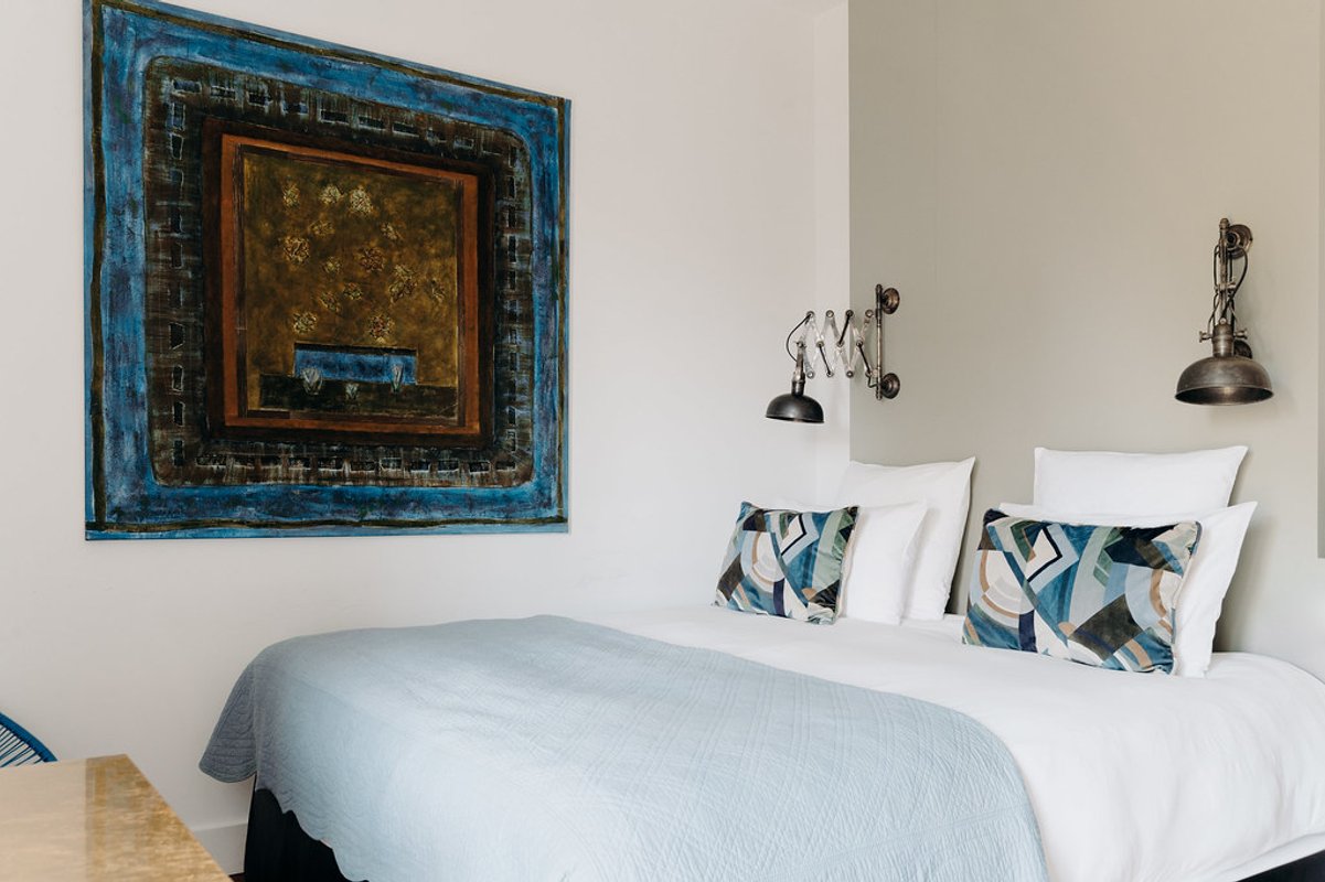 Suite Deluxe avec vue sur le jardin à Lavérune (16)