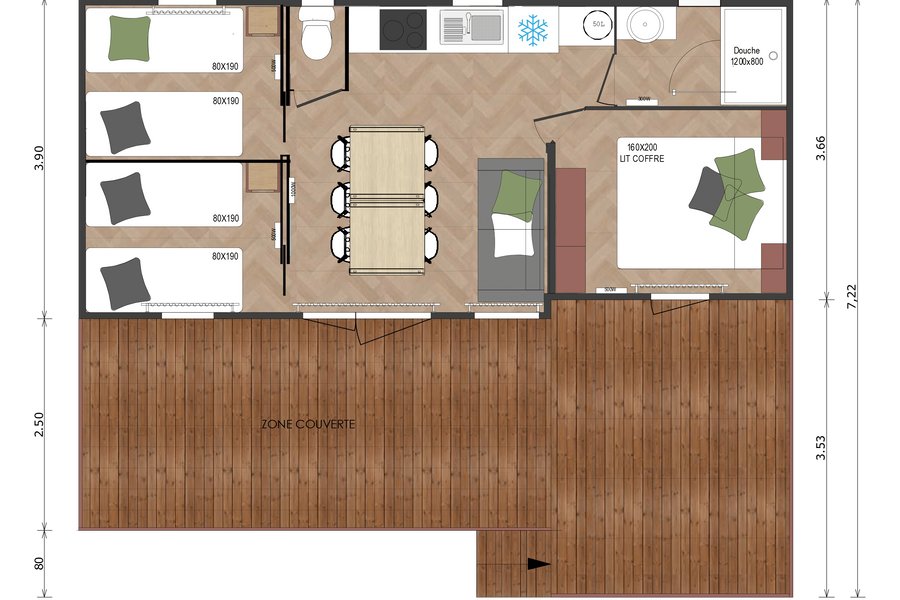 Cottage Prestige 3 chambres — photo 2