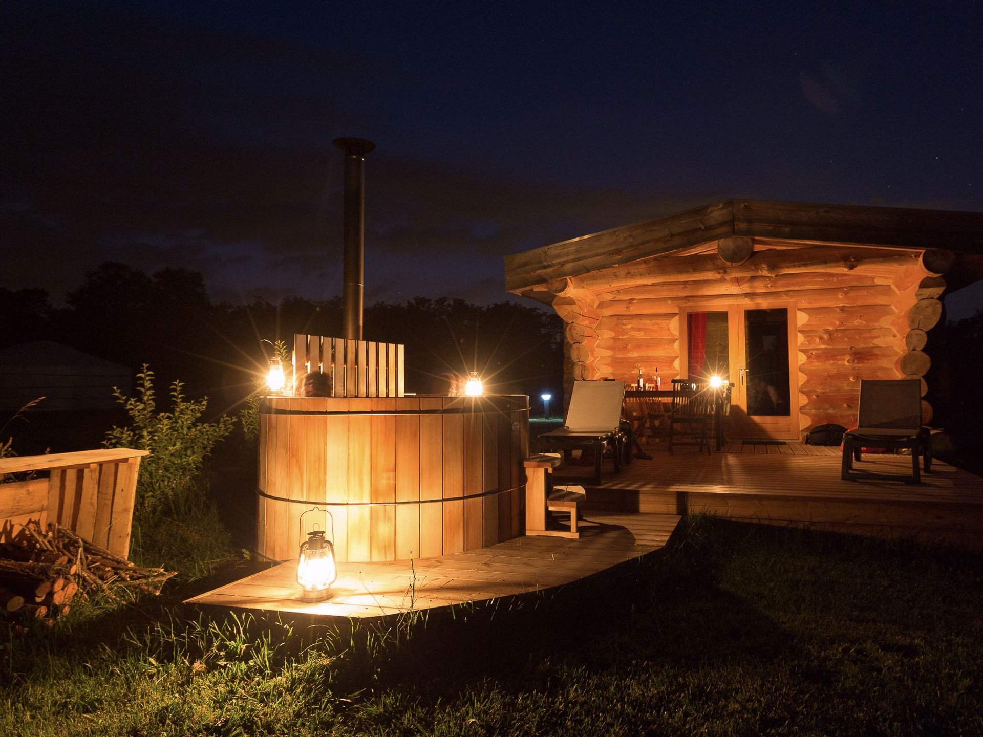 Cabane de Trappeur & Spa privatif