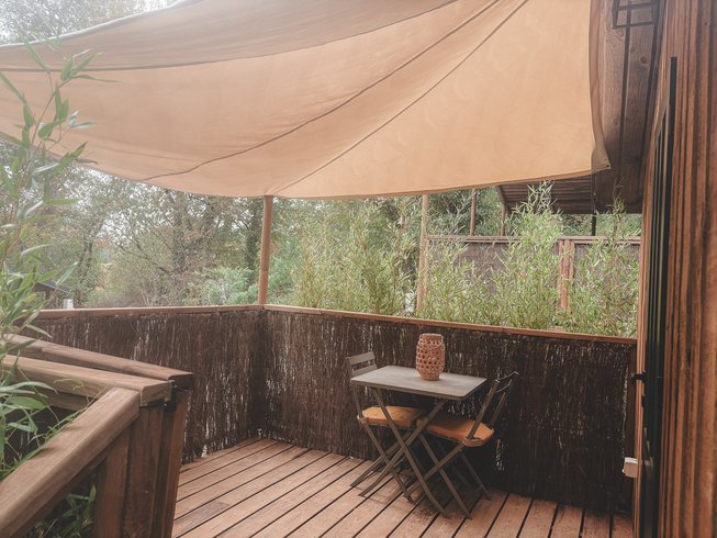 Hébergement AbracadaRoom : Cabane Luna - Lodge cocon au cœur de la nature, calme & bien-être, réservé aux adultes • linge & ménage inclus • climatisation réversible • cuisine équipée - Image 13