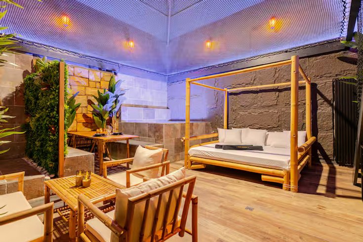 Hébergement AbracadaRoom : GAÏA • Filet suspendu, spa et suite privative - Image 9