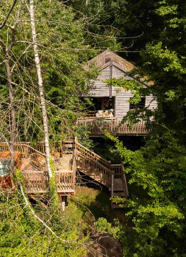 Cabane Spa  Échappée Belle à St-Léger-Aux-Bois