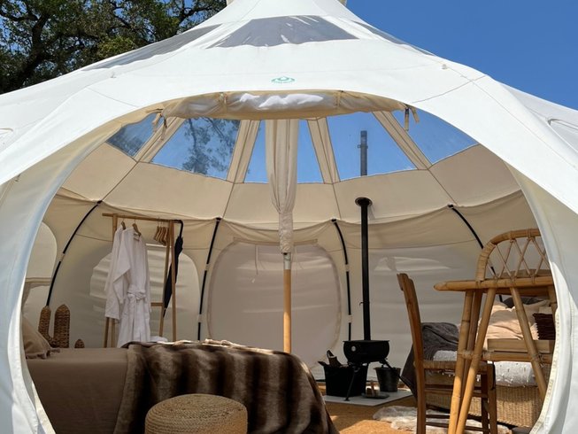 Hébergement AbracadaRoom : Dormir à la belle étoile- Tente Lotus Belle - Image 7