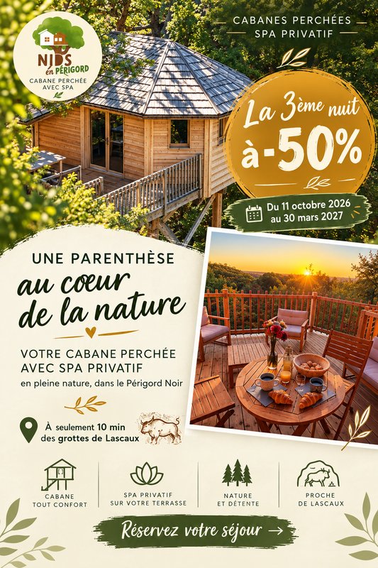 La Cabane des Nids en Périgord & Spa à St Geniès (3)
