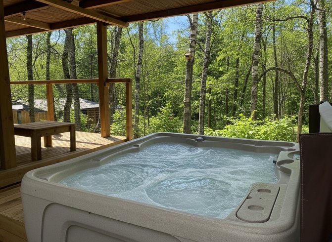 Hébergement AbracadaRoom : HY•Lødge Spa-6pers N°4 (Chalet nature avec spa privatif) - Image 3