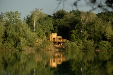 Cabane Canadienne Spa Douce Nuit à St-Léger-Aux-Bois (2)