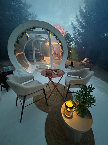 Hébergement AbracadaRoom : Dôme lunaire d'Oriana & Son bain nordique - Image 5
