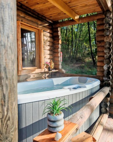 Hébergement AbracadaRoom : Authentique chalet en rondins avec spa en pleine nature - Image 19