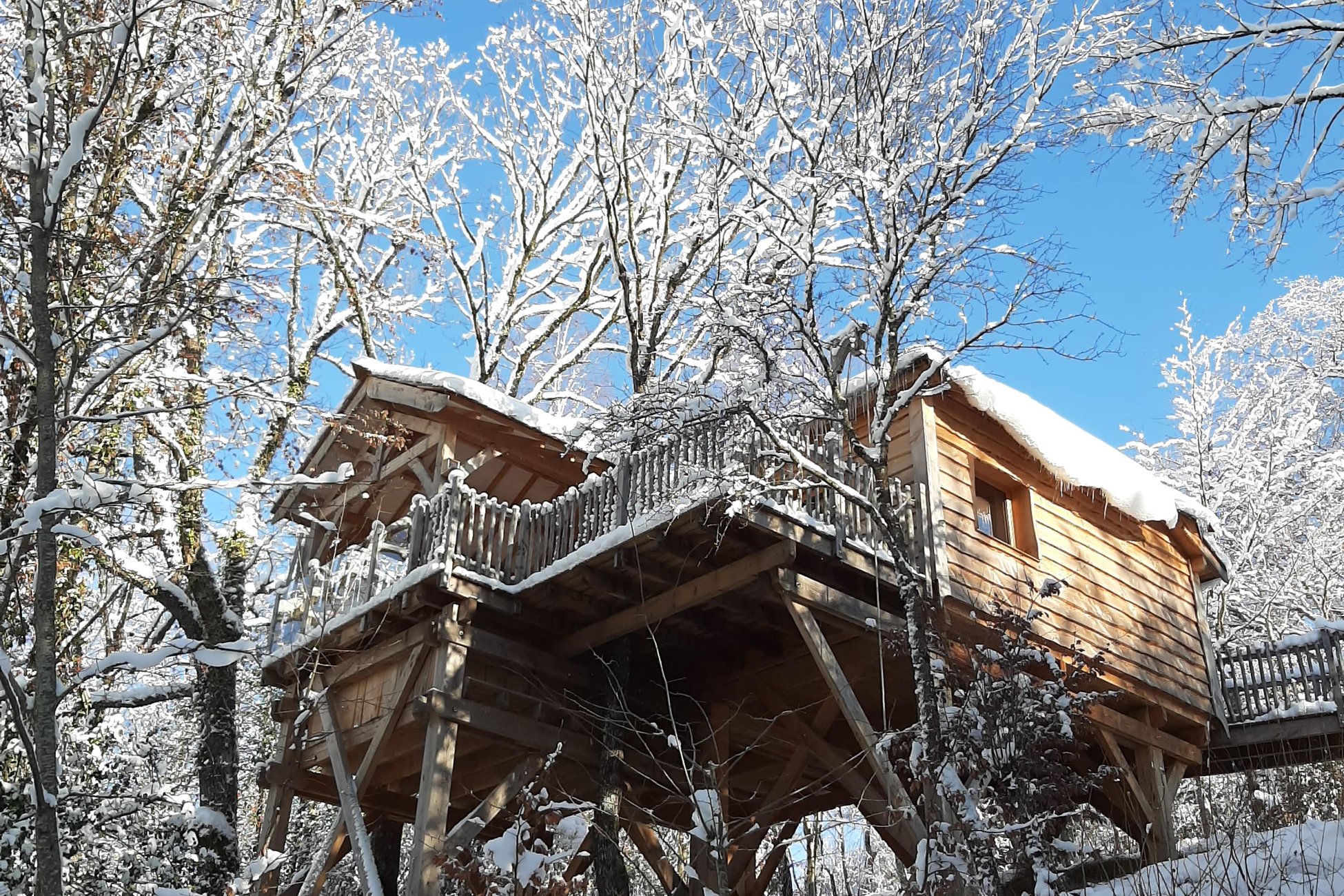 Hébergement UnicStay : Cabane Spa Ecureuil à Bonlieu
