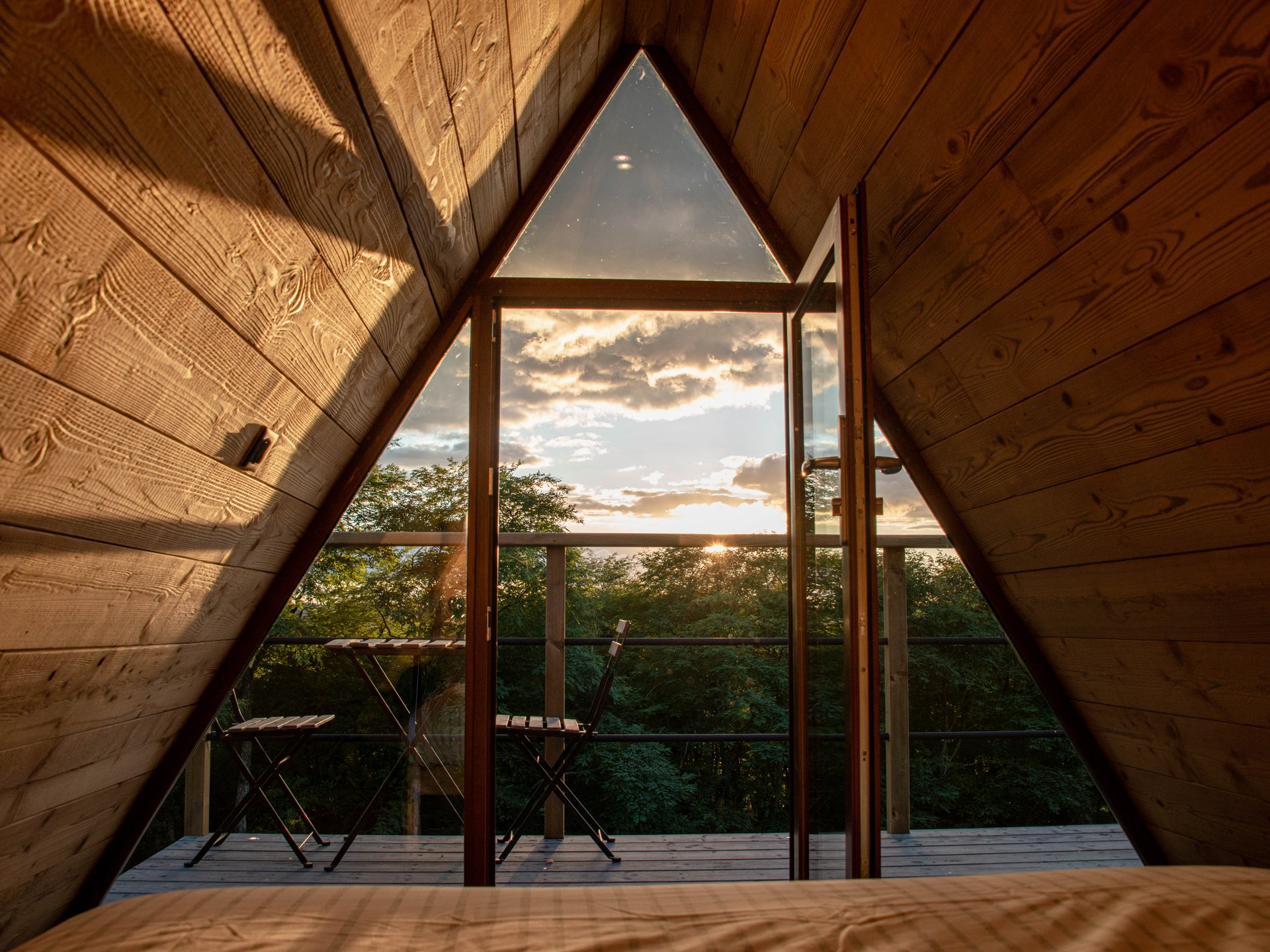 Cabane A-frame & Spa