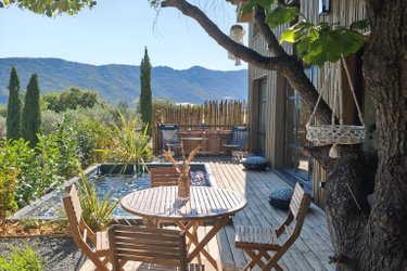 LODGE DES BARONNIES Piscine et spa à Plaisians (1)