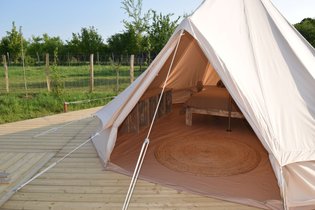 Tente et tente lodge Maine-et-Loire