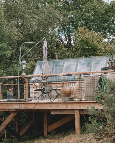 Hébergement AbracadaRoom : Cabane en verre & bain nordique privatif - Image 2