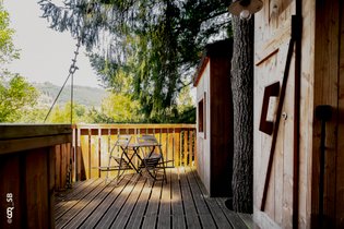 Cabane dans les arbres Rhône