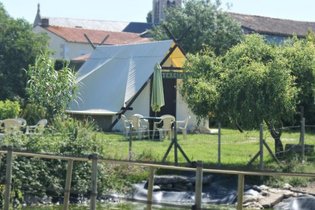 Toile trappeur "Le Petit Caribou" - Parc Du Coq à l'Âne