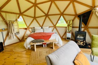 Cèdre dôme géodésique & Spa