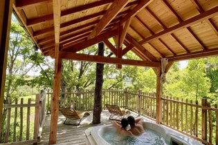 Cabane sur pilotis Puy-de-Dôme