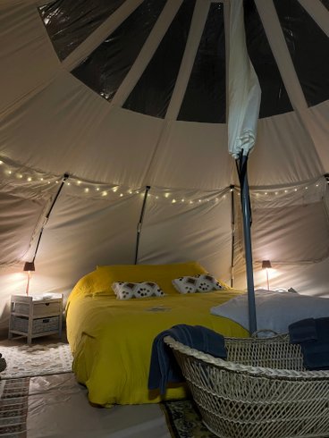 Hébergement AbracadaRoom : Tente Lotus & bain nordique partagé - Image 6