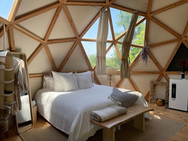 Hébergement AbracadaRoom : Lichen dôme géodésique & Spa - Image 4