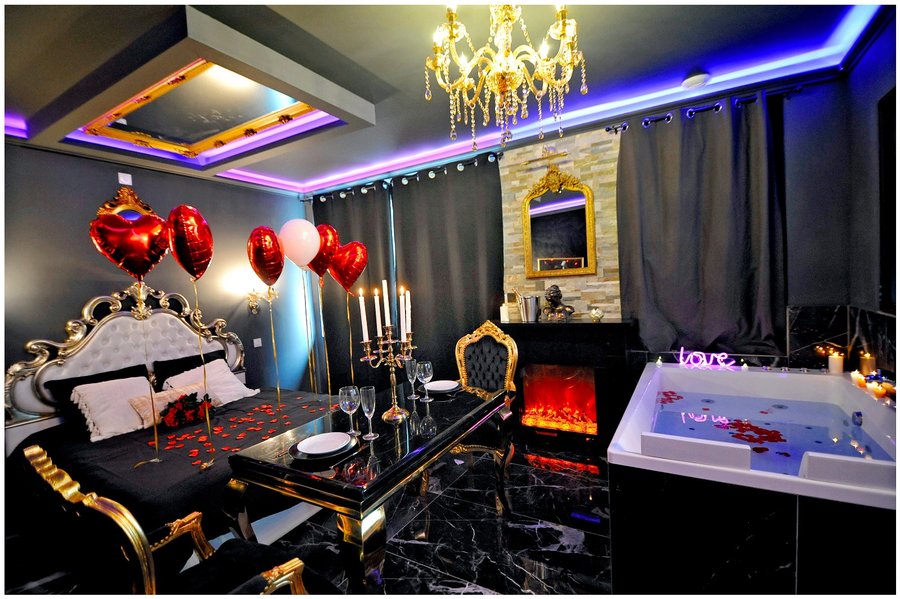 Hébergement AbracadaRoom : La suite MAJESTUEUSE, SPA XXL, CHEMINÉE LUXE, 5 min du centre - Image 26