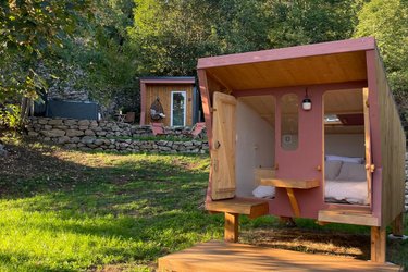 Cabane Là-Haut & SPA à Borée (2)