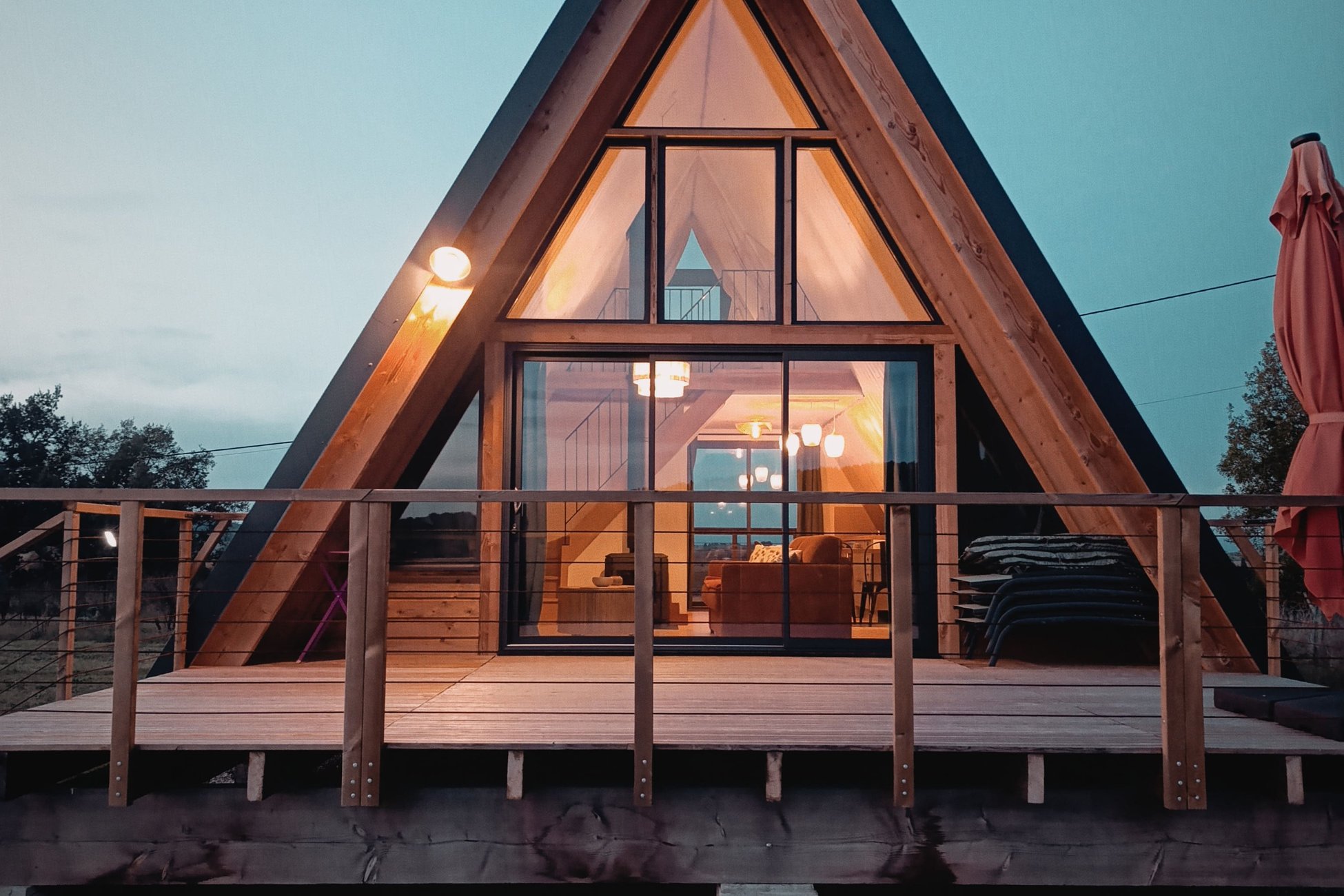 Hébergement UnicStay : La Cabane des Biquets - Vue sur les collines à Mazerolles Du Razés