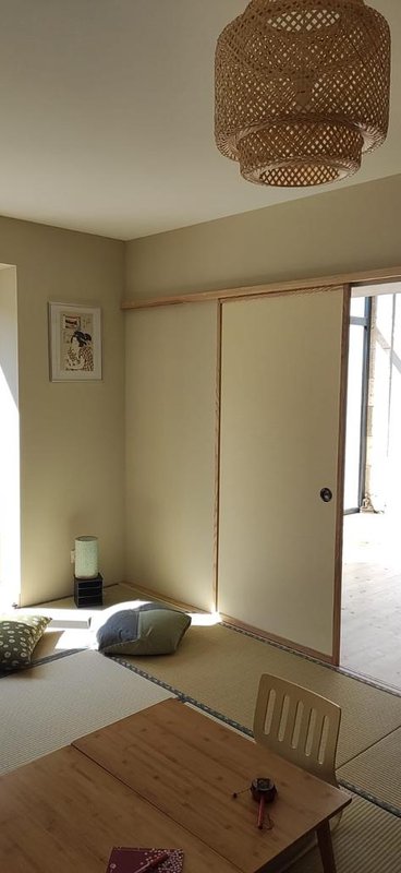 Chambre deluxe Tanabata  dans le Ryokan de la Maison Shizen à Lisle (6)