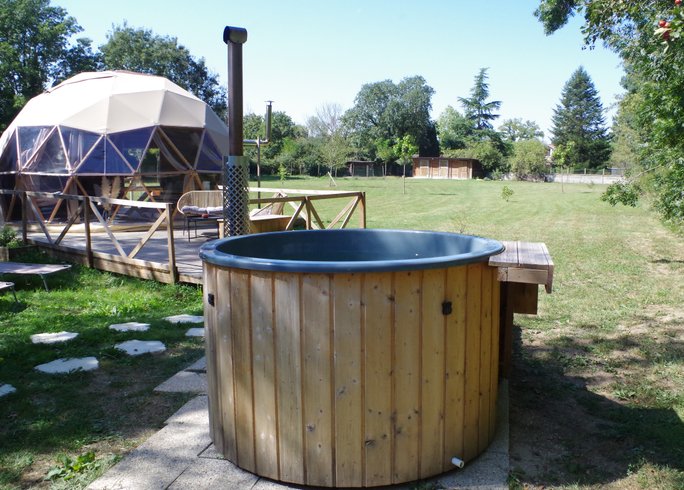 Hébergement AbracadaRoom : Le Grand Dôme et son bain nordique - Image 5