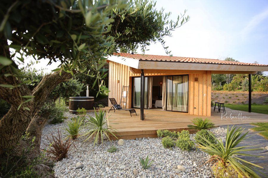 Domaine AbracadaRoom : Les Hauts Du Rebeillou - Cabane Spa - Image 1