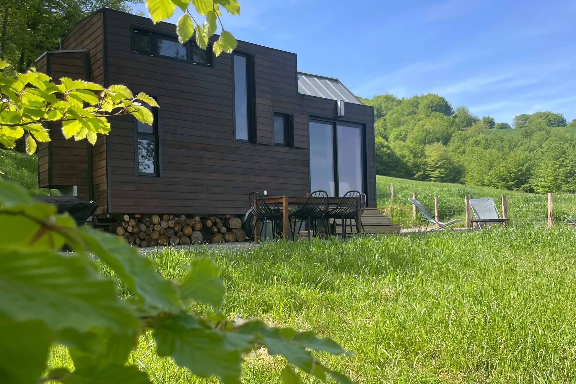 Hébergement UnicStay : Cabane Etxe ttipia avec vue panoramique à Banca