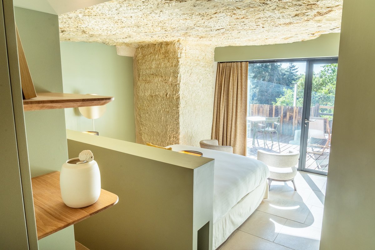 Suite Prestige Terrasse: sauna & bain nordique privatifs à Nazelles-Negron (14)