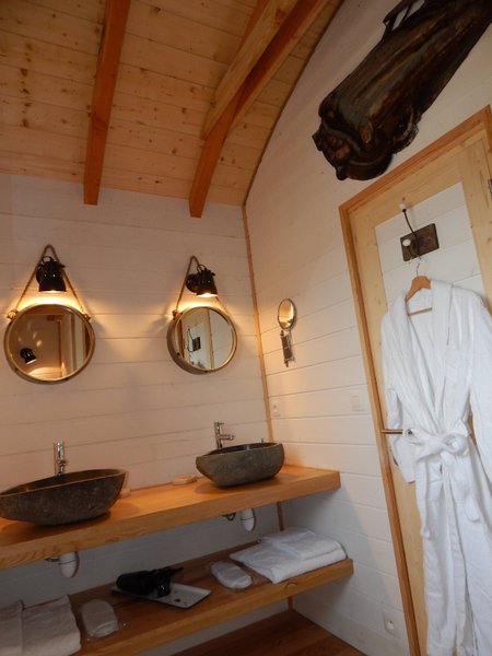 salle de bain cabane