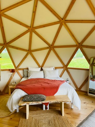 Hébergement AbracadaRoom : Cèdre dôme géodésique & Spa - Image 4