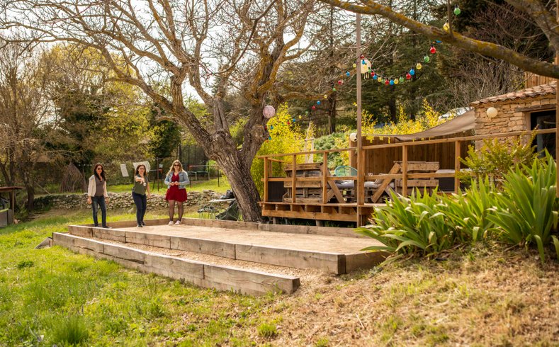Hébergement AbracadaRoom : Roulotte la Clé du Luberon & SPA - Image 14