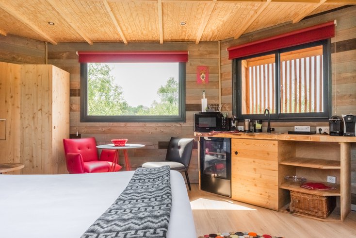 Hébergement AbracadaRoom : Lodge sur pilotis Duo Spa et sauna privatif Vaudésir - Image 12