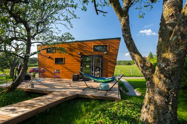 Tiny House  Ô P'tit Nid Milie  & son sauna : Classée 1 étoile à Bellefontaine (3)