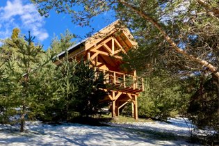 Cabane sur pilotis Hautes-Alpes