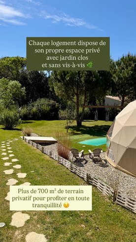 Hébergement AbracadaRoom : "M"ANON-Dôme Géodésique, piscine, spa et sauna. - Image 82