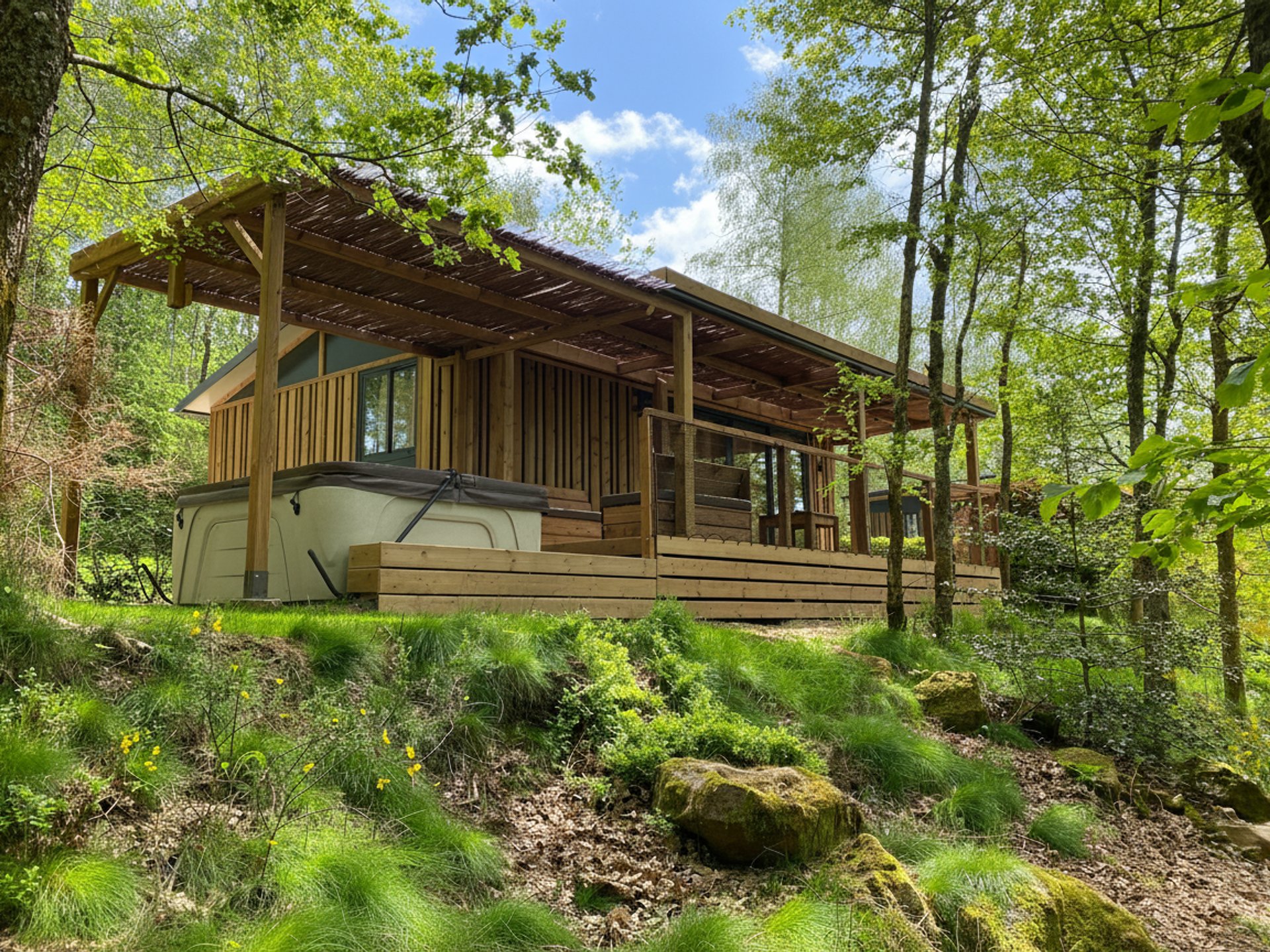 HY•Lødge Spa-6pers N°3 (Chalet nature avec spa privatif)